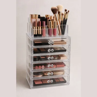 Makeup Organizer Acrylic (7-Drawer Cosmetic Storage)