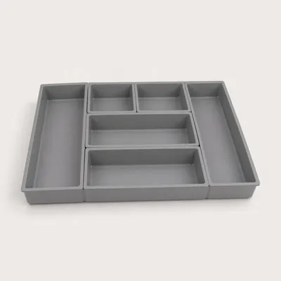 Drawer Organizer Tray Set (Interlocking 8-Piece)