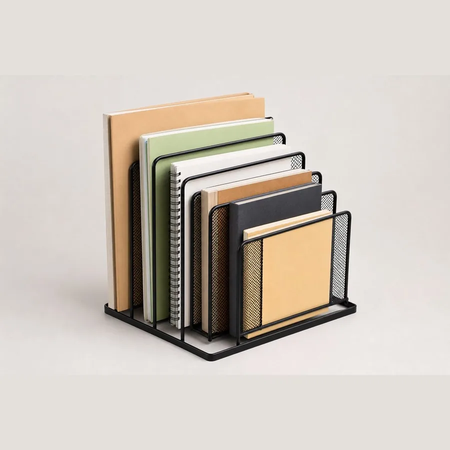 Document File Organizer (5-Slot Vertical Desktop)