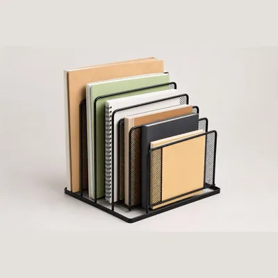 Document File Organizer (5-Slot Vertical Desktop)