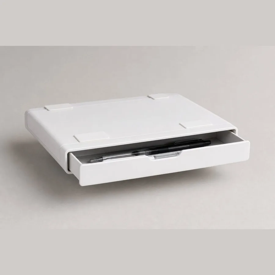 Under-Desk Drawer (Adhesive, Hidden Storage)