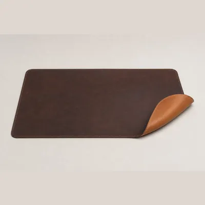 Desk Mat Pad (Dual-Sided Leather, Large)