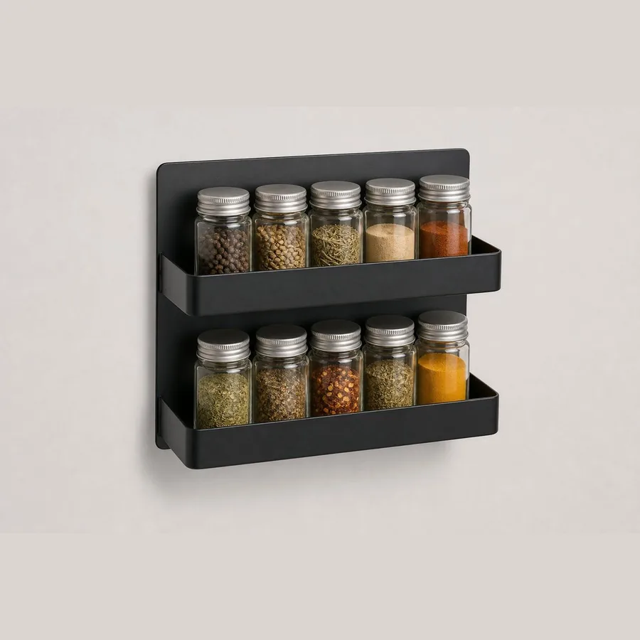 Magnetic Spice Rack for Refrigerator