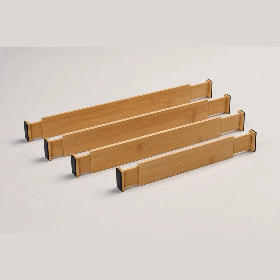 Adjustable Drawer Organizer Dividers (4-8 Pack)