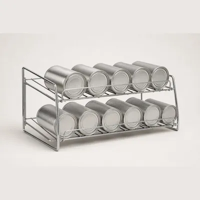 Stackable Can Rack Organizer (2-Tier for 12 Cans)