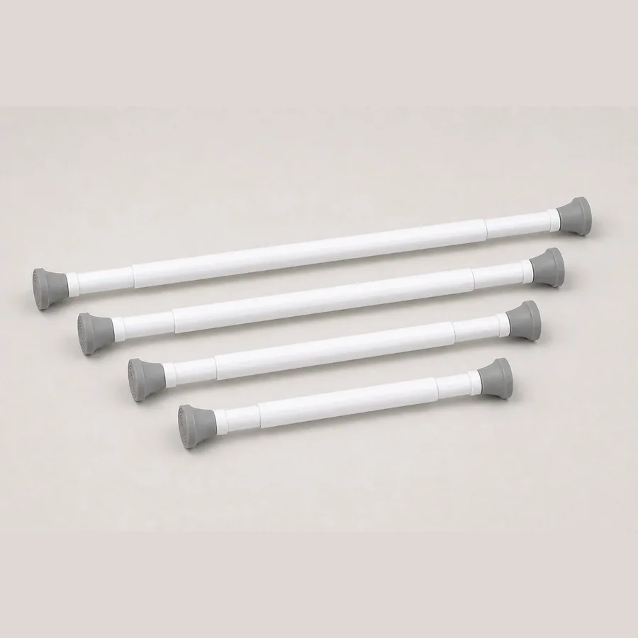 RV Closet Rod Tension Bars (Extendable 10-18", 4-Pack)