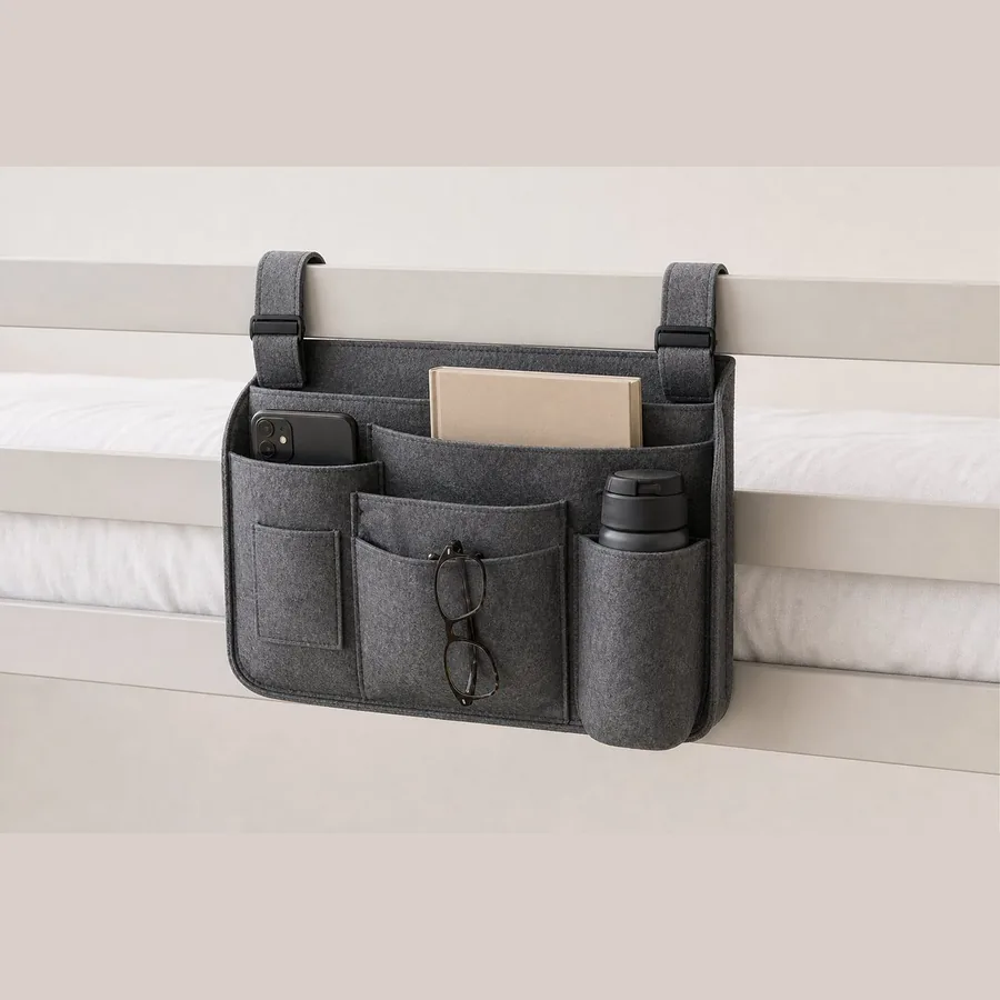 Bedside Caddy (Hanging Organizer for Top Bunk/Dorm Bed)