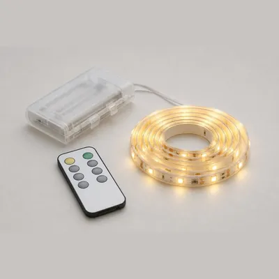 Adhesive LED Strip Lights (Battery, for Dorm/RV Under Cabinet)