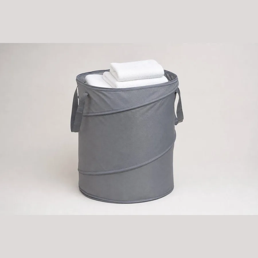 Collapsible Laundry Basket (Slim, Pop-Up)