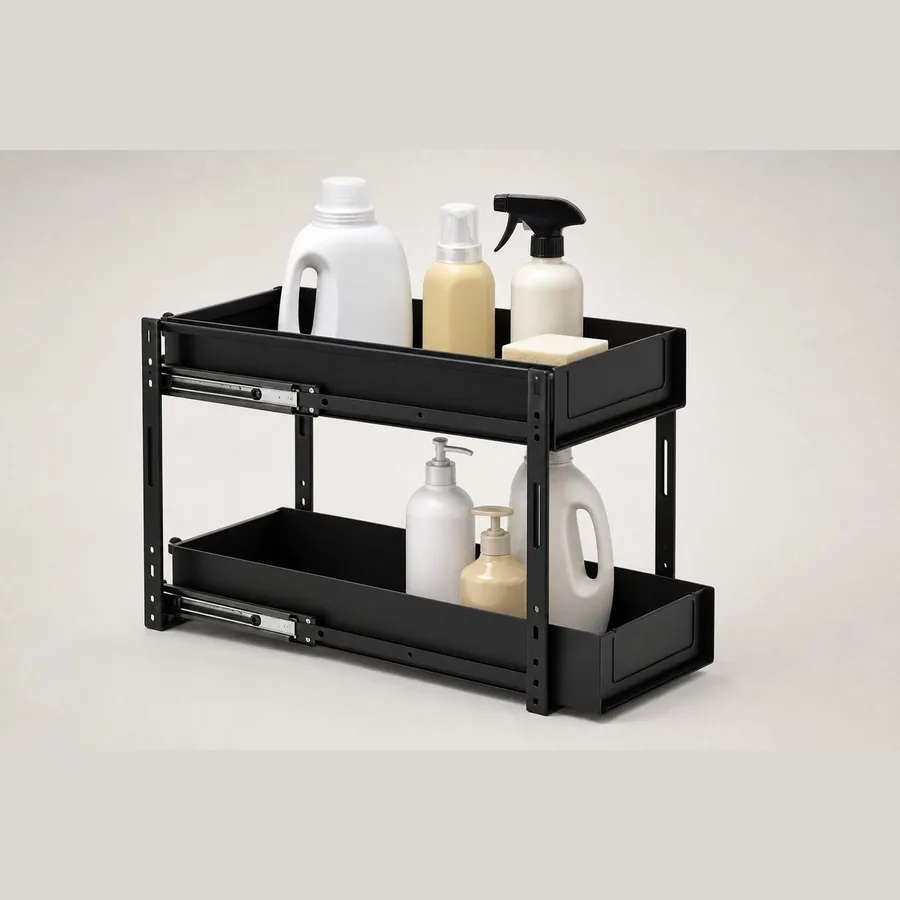 Under-Sink Storage Organizer (2-Tier Expandable)
