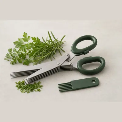 Herb Scissors with 5 Stainless Steel Blades