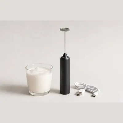 Electric Milk Frother Handheld (USB Rechargeable)
