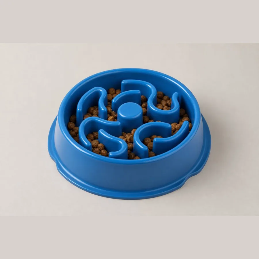 Slow Feeder Dog Bowl (Anti-Choke Maze Design)