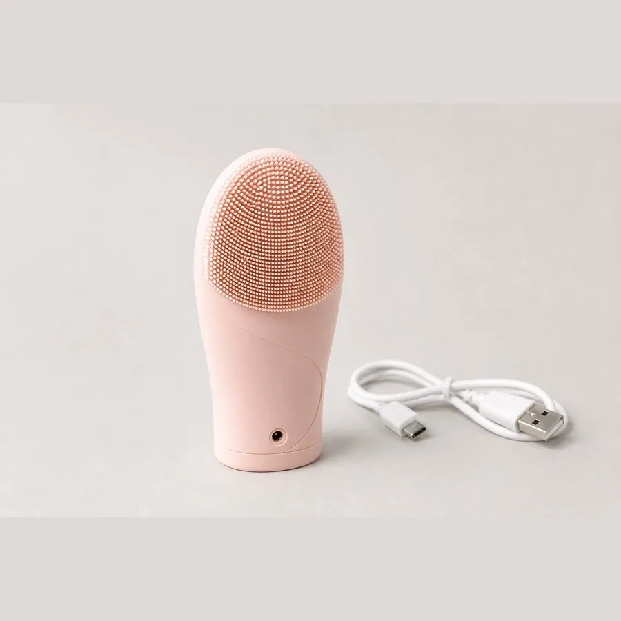 Facial Cleansing Brush (Silicone, USB Rechargeable)