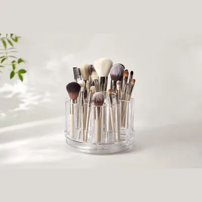 Makeup Brush Holder Organizer (360 Rotating)