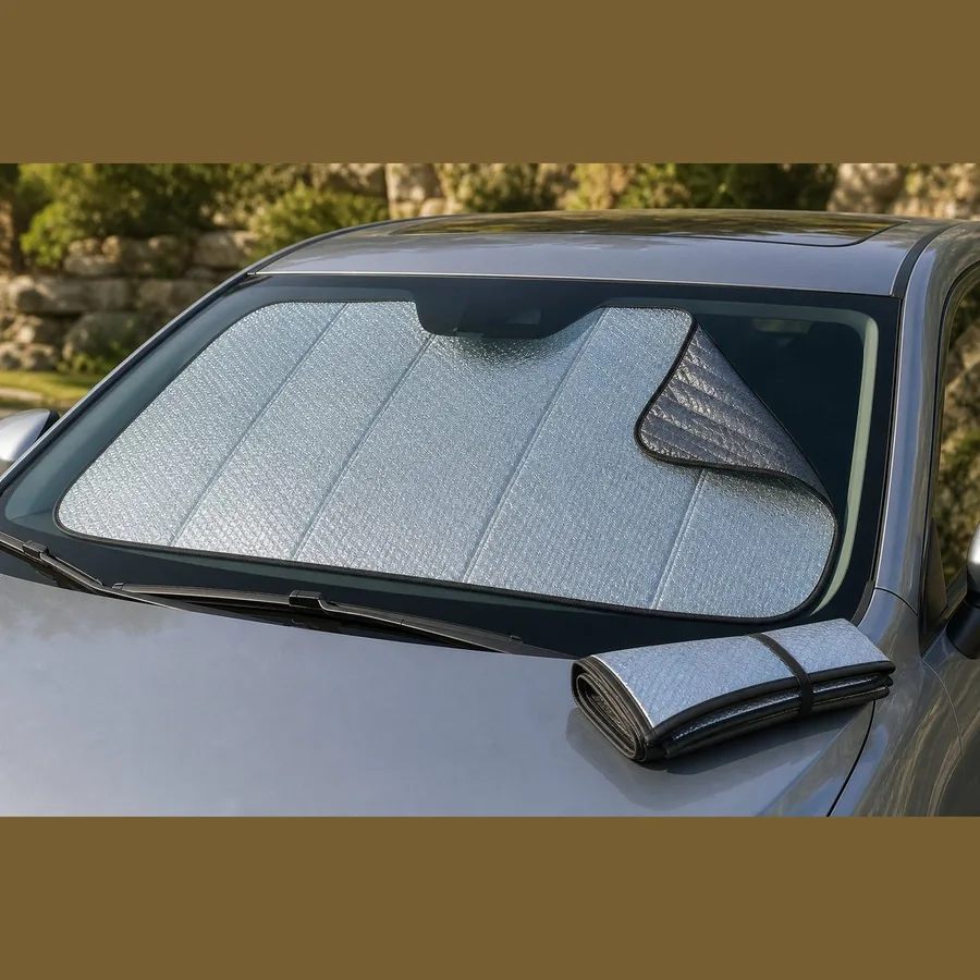 Car Windshield Sunshade with UV Protection (Foldable)
