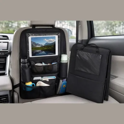 Car Backseat Organizer with Tablet Holder (2-Pack)