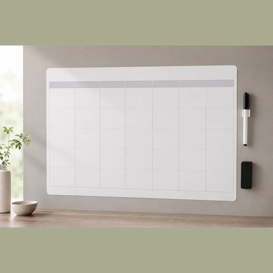 Whiteboard Planner Sticker (Weekly, for Wall/Door)