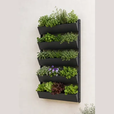 Vertical Garden Planter (5-Tier, Wall-Mounted)