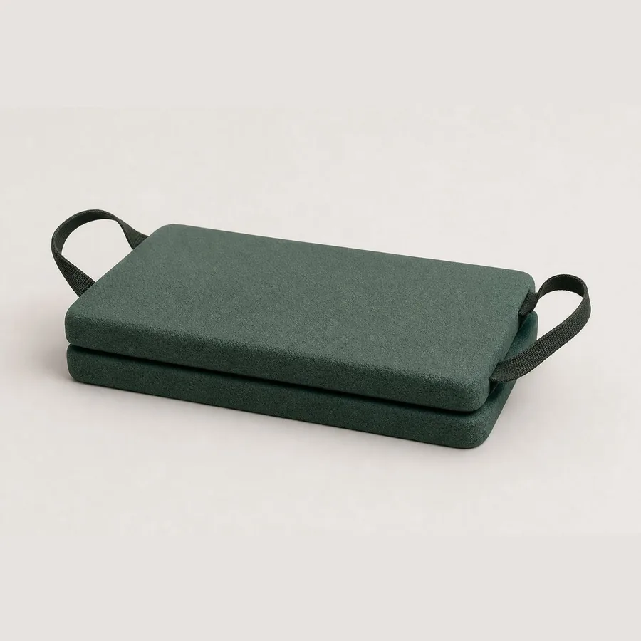 Folding Garden Kneeling Pad (Thick Foam, with Handles)