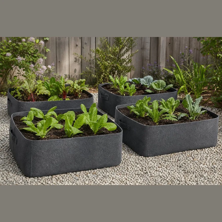 Raised Garden Bed Kit (Fabric, 4-Pack)